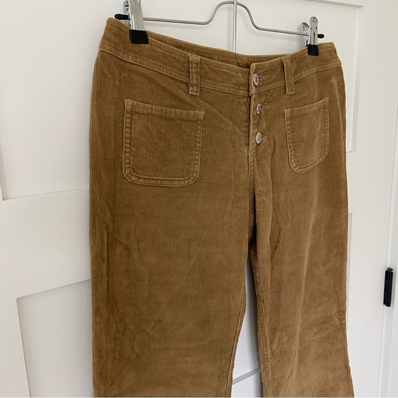 Vintage Y2K Talula Brown Flare Corduroy Pants - Picture 3 of 14